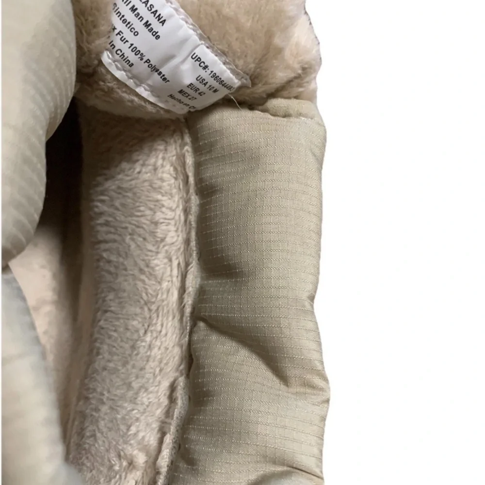 Ankle Outdoor/Snow Quilted Boots Beige - Picture 6 of 6